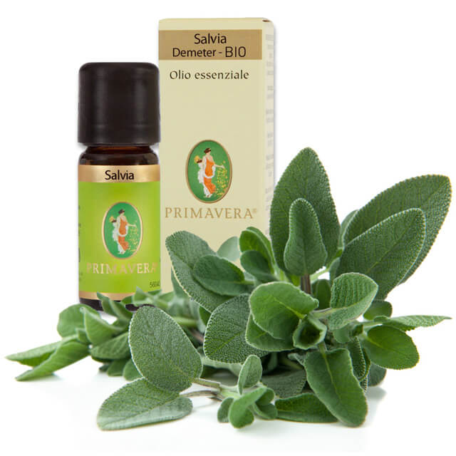 Flora Salvia - olio essenziale - demeter - bio - 10ml