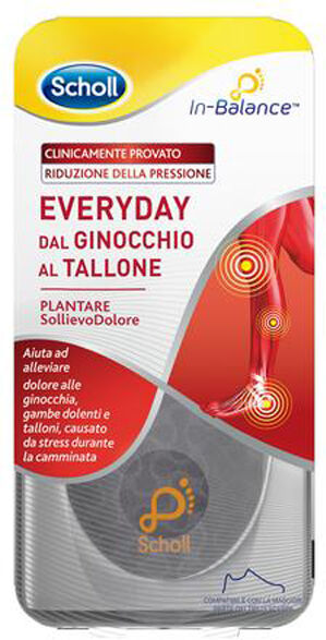 Plantare sollievo dolore da ginocchio a tallone scholl in balance everyday m