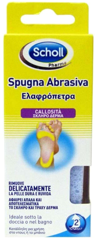 SCHOLL Spugna Abrasiva Callosità 1 Spugna Abrasiva