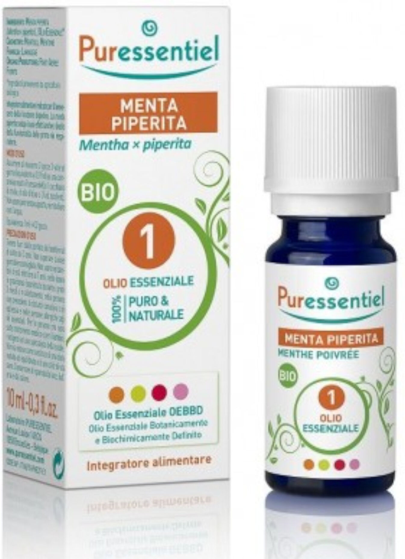 PURESSENTIEL Oli Essenziali - Menta Piperita Bio 10ml