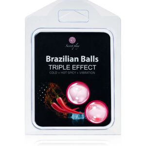 Secret play Brazilian 2 Balls Set Triple Effect massage oil 8 g
