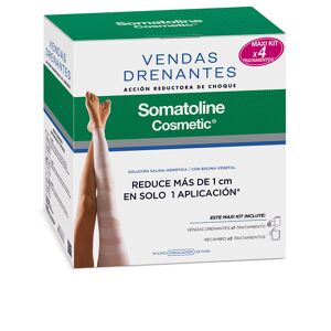 Somatoline Cosmetic Draining Bandages Complete Kit Shock Reducing Action Lot 4 pcs