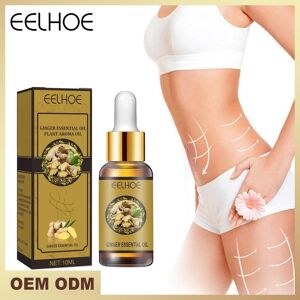 Eelhoe Ginger Slimming Essential Oil Slimming Fat Mass Massage Oil Slimming Massage Oil Burning Fat Beauty Health Care Body Care 10ml