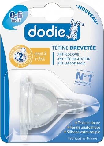 Dodie Tetine Initiation Col Large 3 Vitesses Debit 2