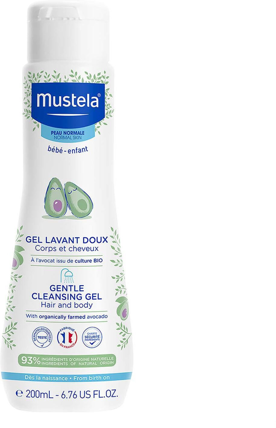 Mustela Bébé Gel Lavant Doux 200 ml