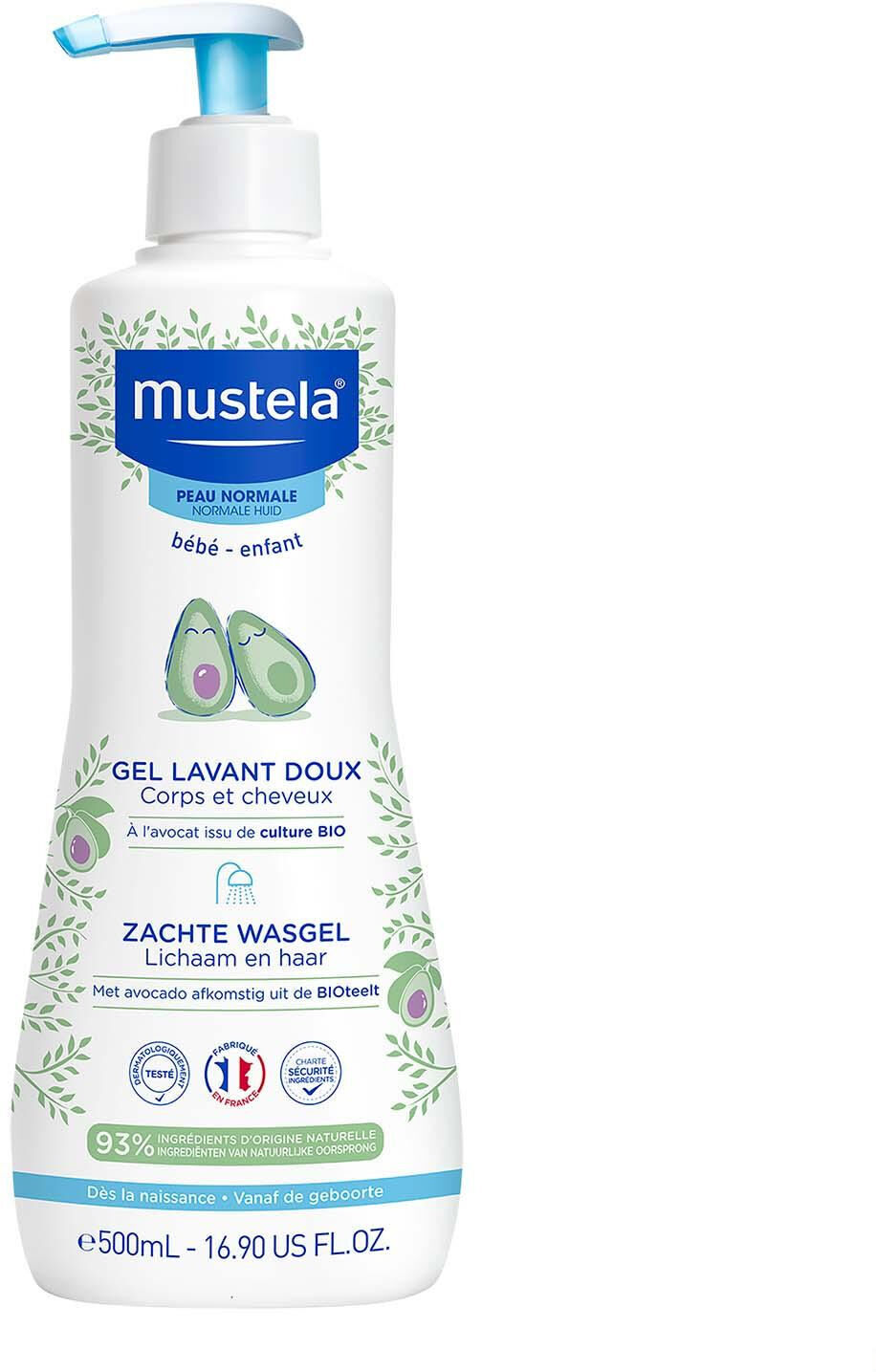 Mustela Bébé Gel Lavant Doux 500 ml