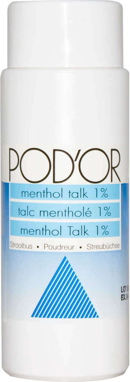 Podor Talc Mentholé 1% Poudreur 100 gr