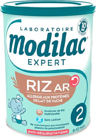 Modilac EXPERT RIZ 2 AR - de 6 à 12 mois, 800g