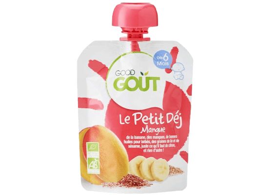 Good Gout Petit Déjeuner Mangue Bio - Bébé dès 6 mois, 70g