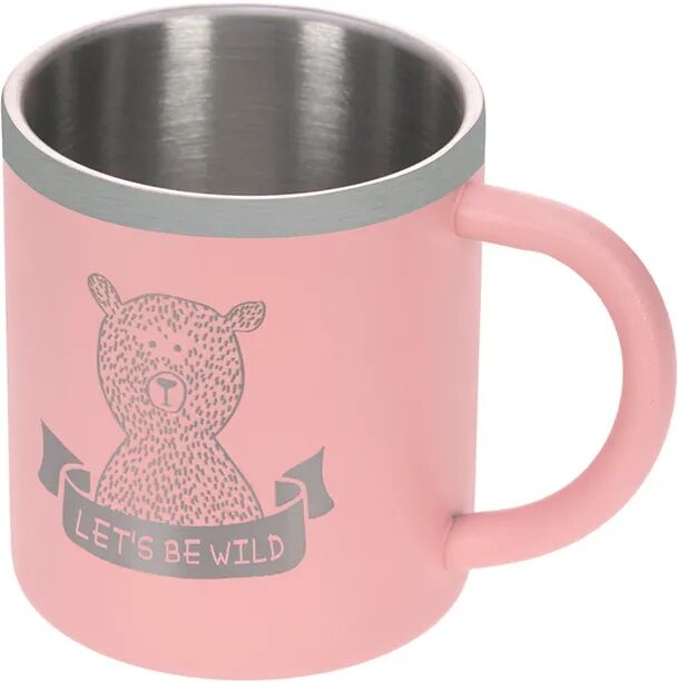 Lässig Edelstahl-Tasse ADVENTURE 0,18l in rosa