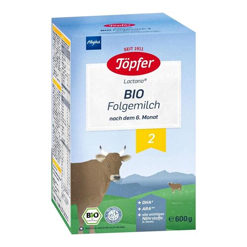 Töpfer Bio Folgemilch 2, 600g beige