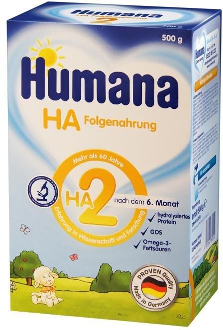 Humana HA 2, Milchpulver, 6m +, 500 g