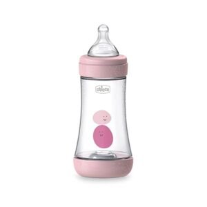 Chicco Perfect5 Biberón Flujo Medio Rosa 2M + Silicona 240ml