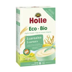 Holle Papilla Integral 3 Cereales Sin Gluten 6 Meses Bio 250g
