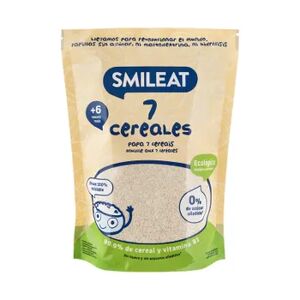 Smileat PAPILLA ECOLÓGICA 7 CEREALES +6M 200g