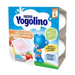 Nestle Yogolino Yogolino Fresa Y Plátano 4 Uds 100g Fresa-Banana