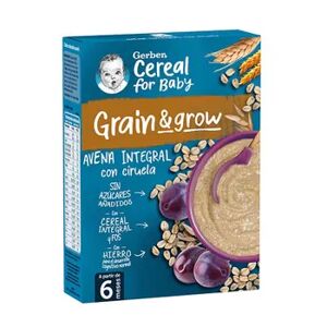 Gerber Grain Grow Avena Integral Con Ciruela 250g