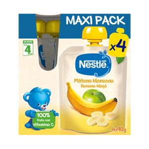 Nestlé Naturnes Plátano Manzana 4x90g