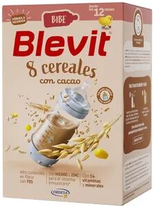 Blevit Bibe 8 Cereales Con Cacao 500g