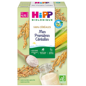 Hipp Bio 100% Céréales Mes Premières Céréales +4m 250g - Publicité