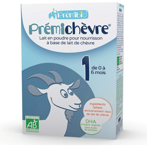 Prémibio Prémichèvre 1 Lait de 0 à 6 mois 600g - Publicité