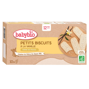 Babybio Petits Biscuits à la Vanille +12m Bio 160g - Publicité