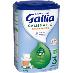 Gallia Calisma Bio Croissance 3ème Âge 800g - Publicité