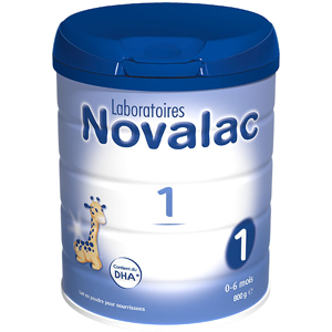 Novalac Lait 1er Âge 800g - Publicité