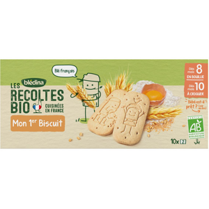 Blédina Les Récoltes Bio Mon Premier Biscuit 150g - Publicité