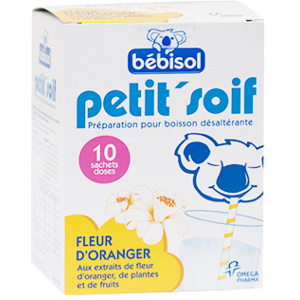 Bébisol Petit'Soif Fleur d'Oranger 10 sachets doses - Publicité