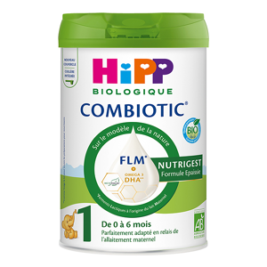 Hipp Lait 1 COMBIOTIC® FLM Nutrigest boîte 800 g - Publicité
