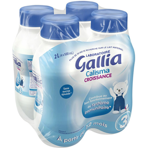 Gallia Calisma Lait de Croissance 4 x 500ml - Publicité