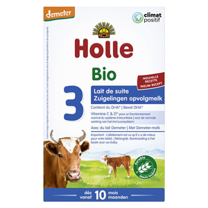 Holle Lait de Suite 3 Bio +10m 600g - Publicité