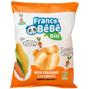 France Bébé Nutrition Mon Craquant Maïs Carotte +7m Bio 20g - Publicité