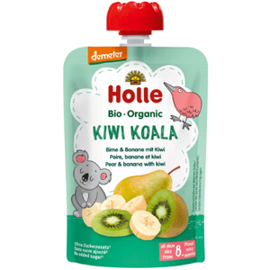 Holle Gourde Pouchy Poire Banane Kiwi Bio +8m 100g - Publicité