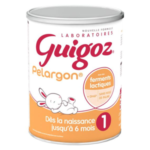 Guigoz Pelargon Lait 1er Age +0m 780g - Publicité
