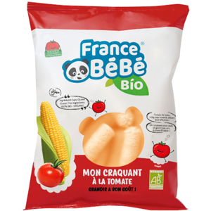 France Bébé Nutrition Mon Craquant Maïs Tomate +7m Bio 20g - Publicité