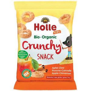 Holle Autres Aliments Bio Crunchy Snack Pomme Cannelle +3 ans 25g - Publicité