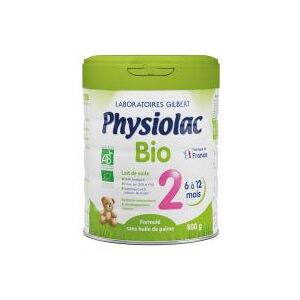 Physiolac Bio 2 6 à 12 Mois 800 g - Pot 800 g