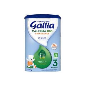 Gallia Calisma Croissance 3eme Âge + 10 Mois Bio 800 g - Boîte 800 g