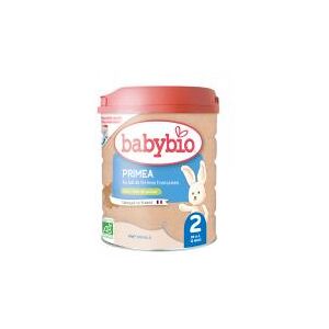 Babybio Primea 2 au Lait de Fermes Françaises de 6 à 12 Mois Bio 800 g - Boîte 800 g - Publicité