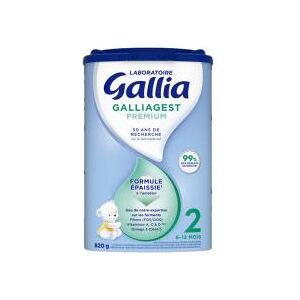 Gallia Galliagest Premium 2ème Âge 6-12 Mois 820 g - Boîte 820 g - Publicité