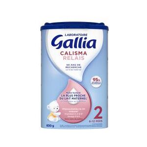 Gallia Calisma Relais 2ème Âge 6-12 Mois 830 g - Boîte 830 g