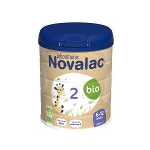 Novalac 2 Bio 6-12 Mois 800 g - Boîte 800 g