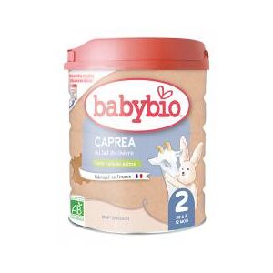 Babybio Caprea 2 au Lait de Chèvre de 6 à 12 Mois Bio 800 g - Boîte 800 g