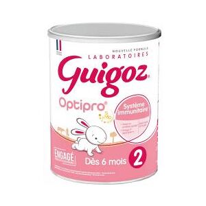 Guigoz Optipro 2 Lait 2ème Âge Dès 6 Mois 780 g - Pot 780 g - Publicité