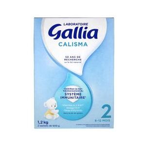 Gallia Calisma 2ème Âge 6-12 Mois 1,2 kg - Boîte 2 sachets de 600 g