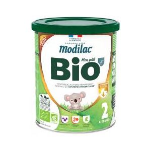 Modilac Bio 2ème Âge 6-12 Mois 800 g - Boîte 800 g - Publicité