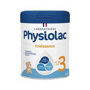 Physiolac Croissance 3 12 à 36 Mois 800 g - Pot 800 g