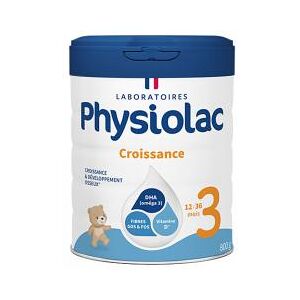 Physiolac Croissance 3 12 à 36 Mois 800 g - Pot 800 g - Publicité